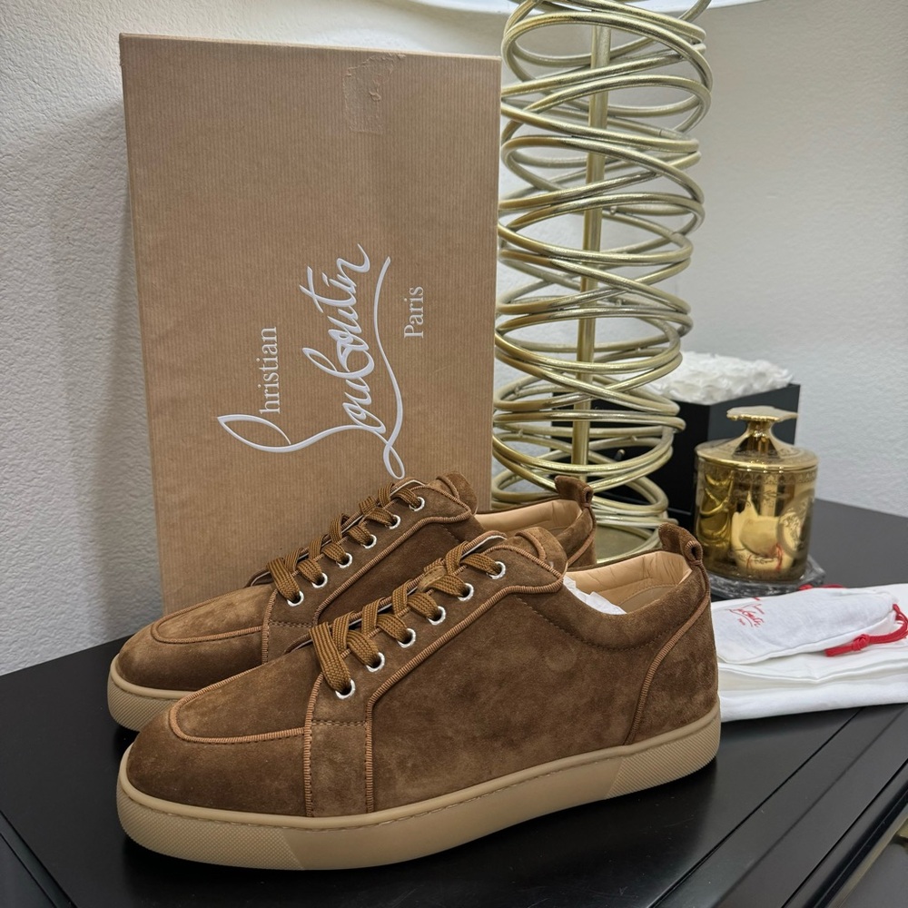 Christian Louboutin Rantulow Orlato Suede Rhea Brown